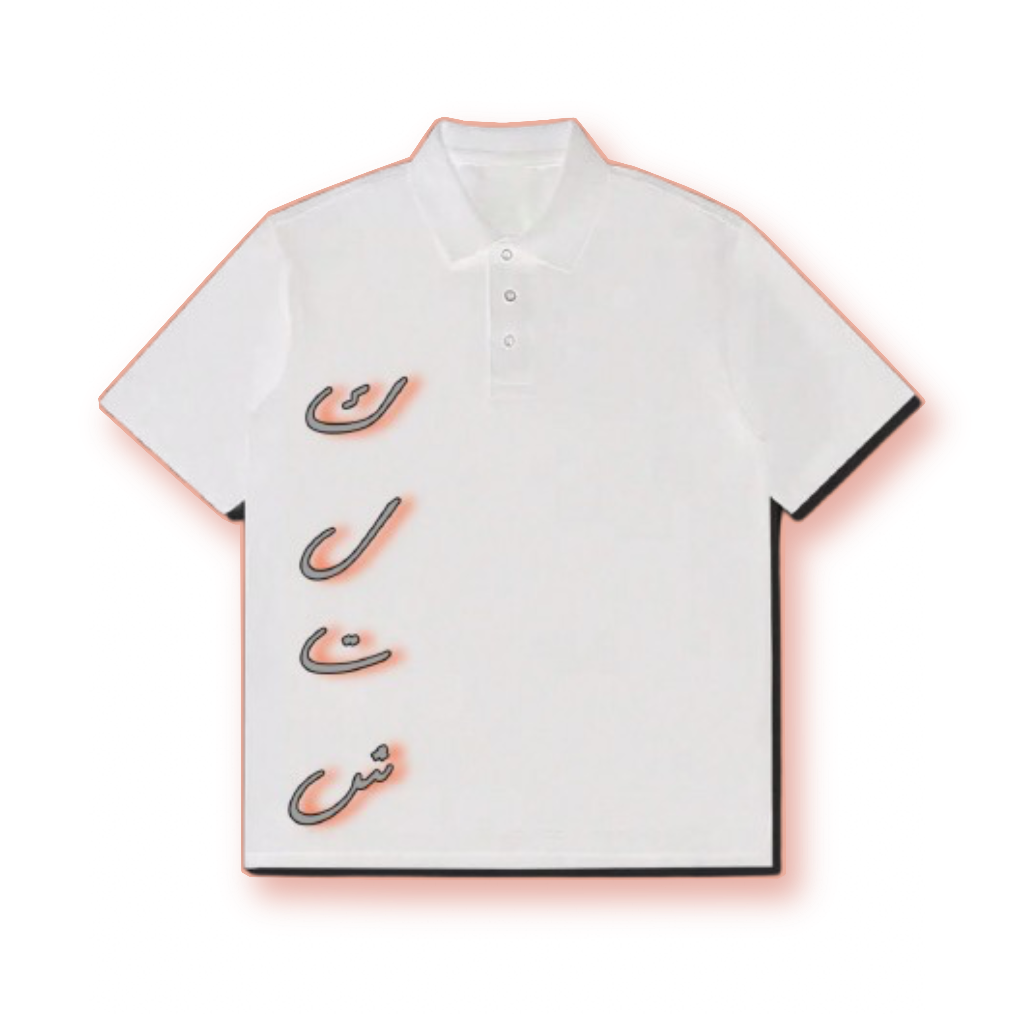 CLUTCH RETRO POLO white